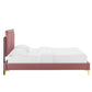 Novi Performance Velvet Queen Bed By Modway - MOD-6818 | Beds | Modishstore - 17