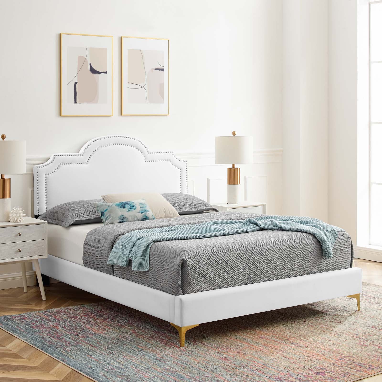 Aviana Performance Velvet Queen Bed By Modway - MOD-6819 | Beds | Modishstore - 34