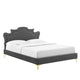 Neena Performance Velvet Queen Bed By Modway - MOD-6820 | Beds | Modishstore - 2