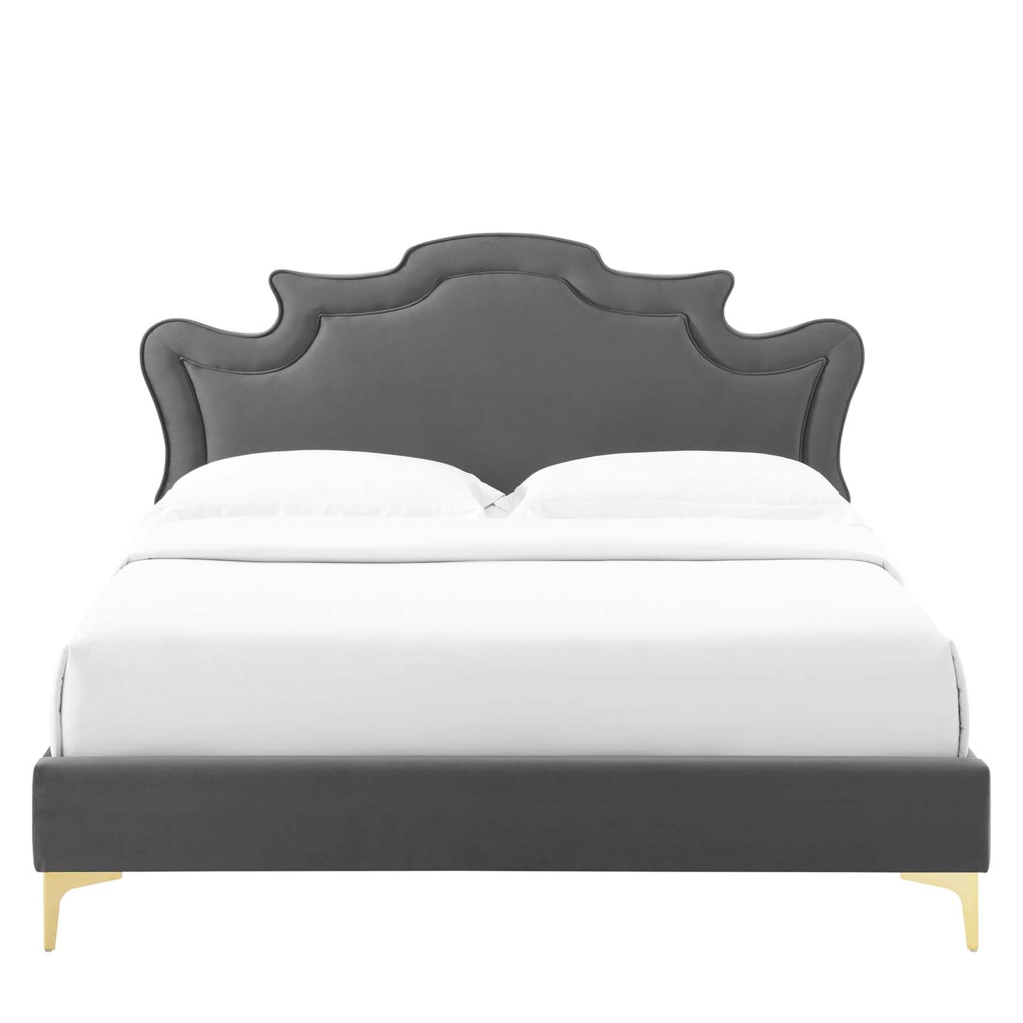Neena Performance Velvet Queen Bed By Modway - MOD-6820 | Beds | Modishstore - 7