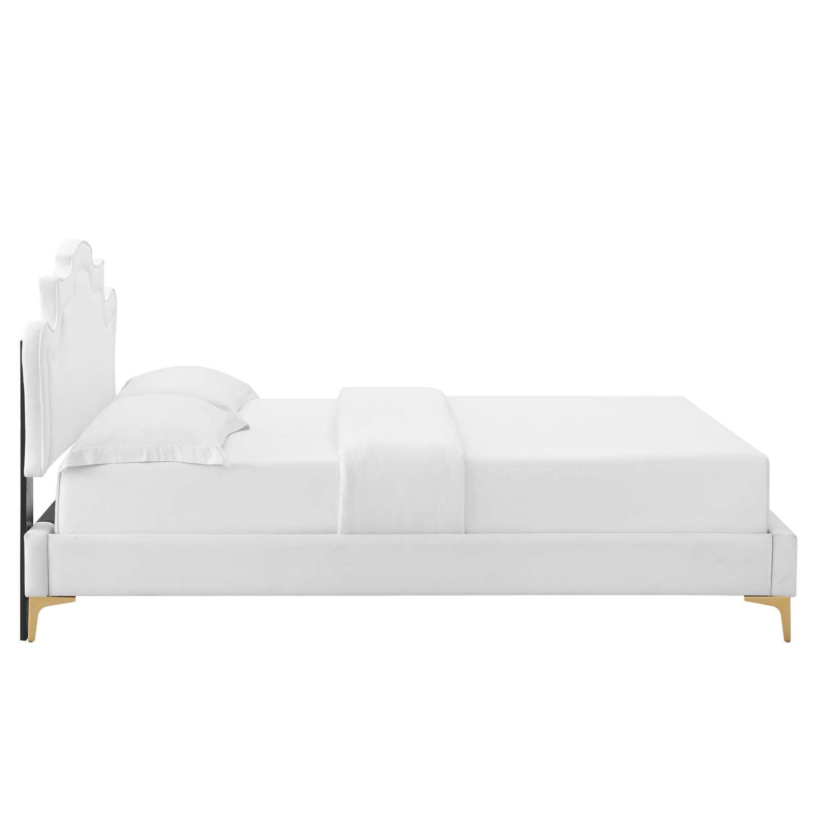 Neena Performance Velvet Queen Bed By Modway - MOD-6820 | Beds | Modishstore - 39