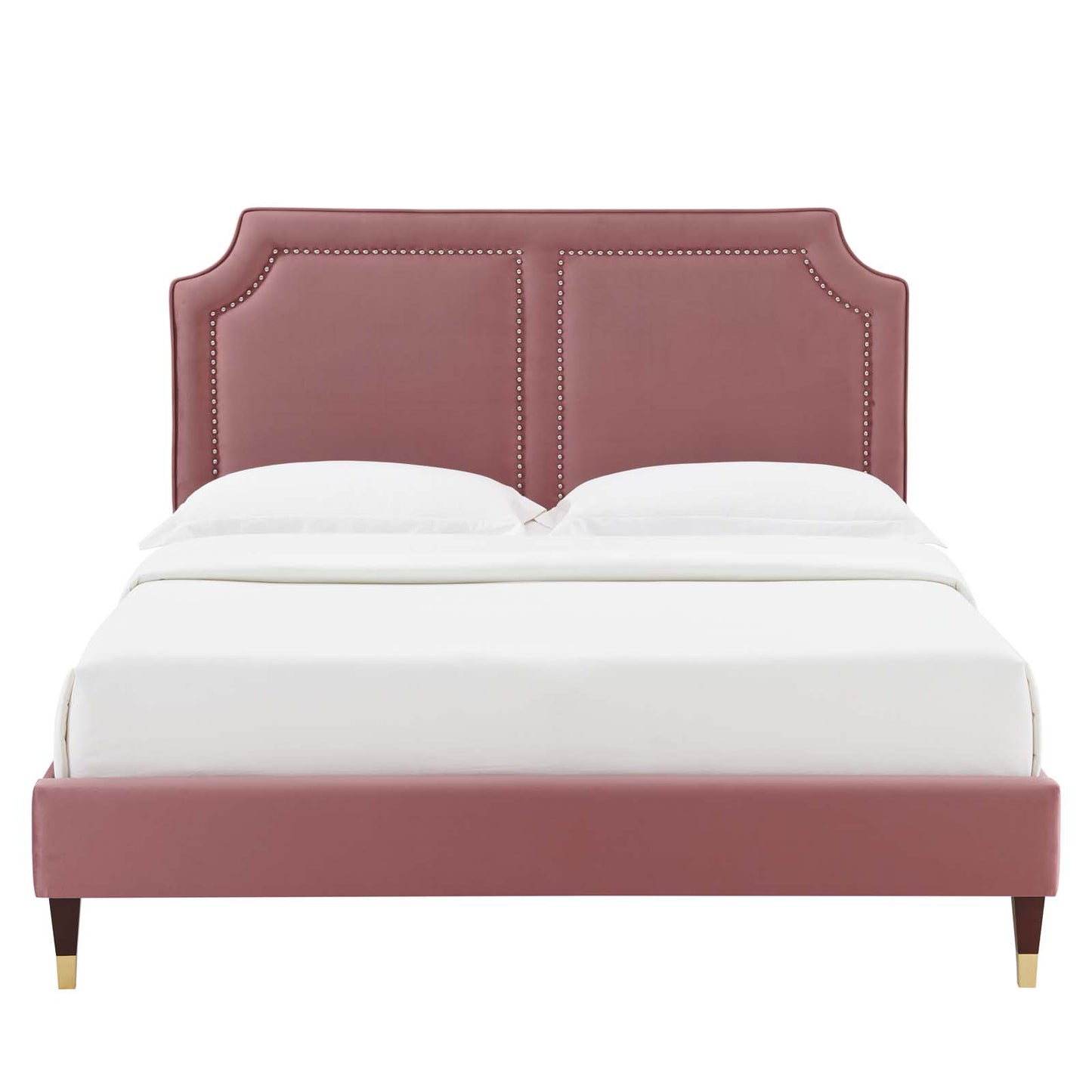 Novi Performance Velvet Queen Bed By Modway - MOD-6823 | Beds | Modishstore - 18