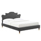 Neena Performance Velvet Queen Bed By Modway - MOD-6825 | Beds | Modishstore - 2