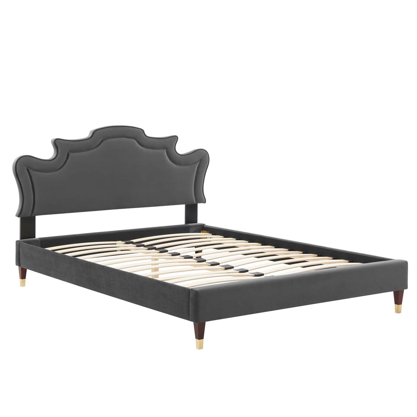 Neena Performance Velvet Queen Bed By Modway - MOD-6825 | Beds | Modishstore - 5