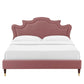 Neena Performance Velvet Queen Bed By Modway - MOD-6825 | Beds | Modishstore - 18