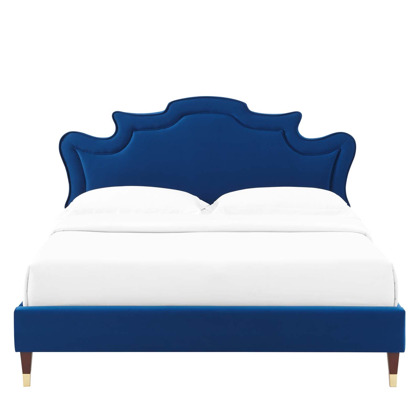 Neena Performance Velvet Queen Bed By Modway - MOD-6825 | Beds | Modishstore - 29