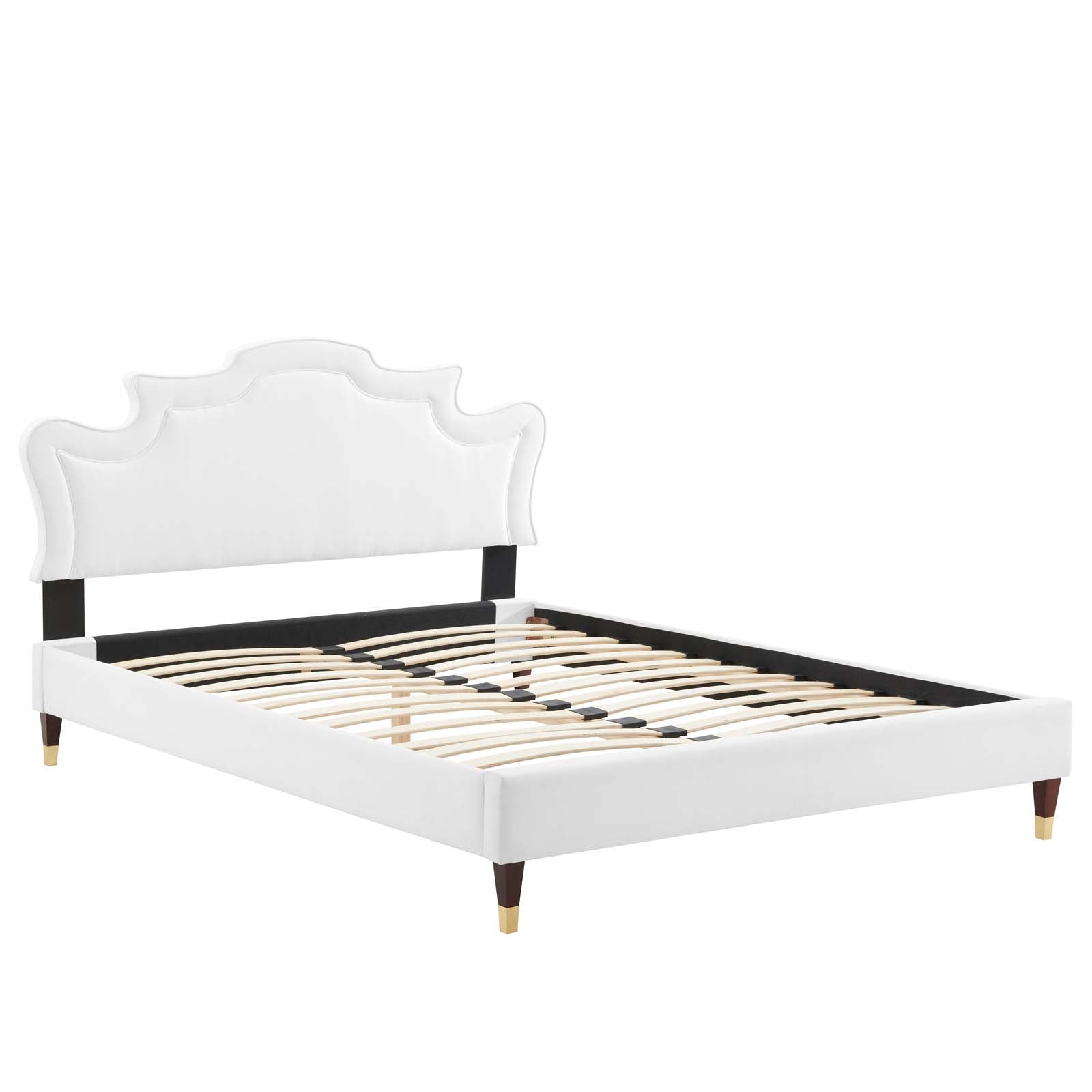 Neena Performance Velvet Queen Bed By Modway - MOD-6825 | Beds | Modishstore - 38