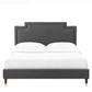 Liva Performance Velvet Queen Bed By Modway - MOD-6826 | Beds | Modishstore - 7