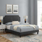 Novi Performance Velvet Queen Bed By Modway - MOD-6828 | Beds | Modishstore - 1