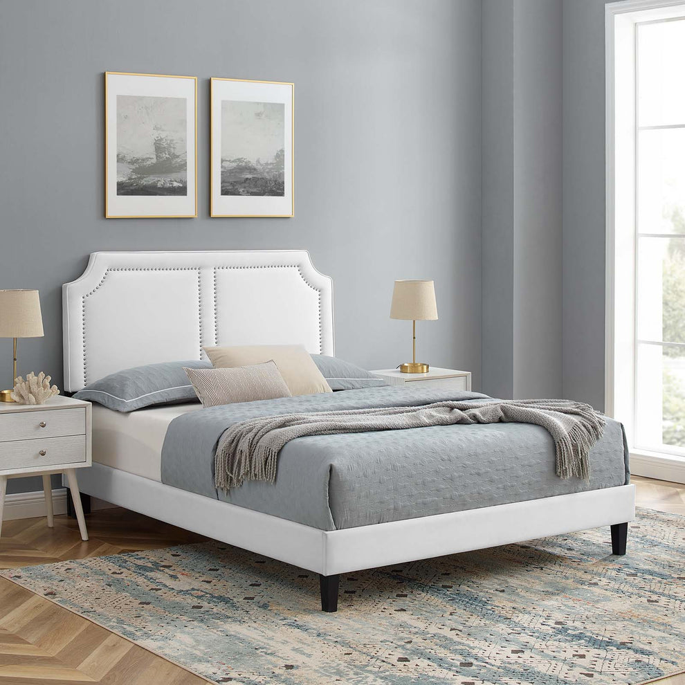 Novi Performance Velvet Queen Bed By Modway - MOD-6828 | Beds | Modishstore - 34