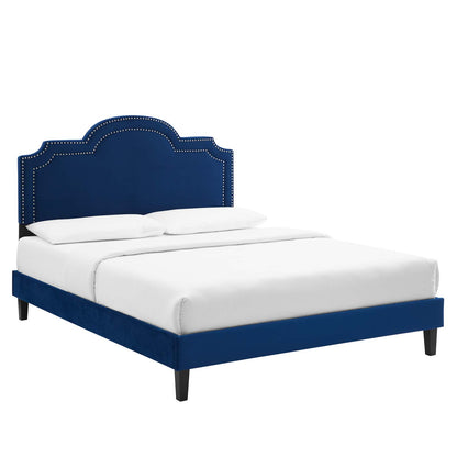 Aviana Performance Velvet Queen Bed By Modway - MOD-6829 | Beds | Modishstore - 24