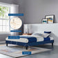 Neena Performance Velvet Queen Bed By Modway - MOD-6830 | Beds | Modishstore - 26