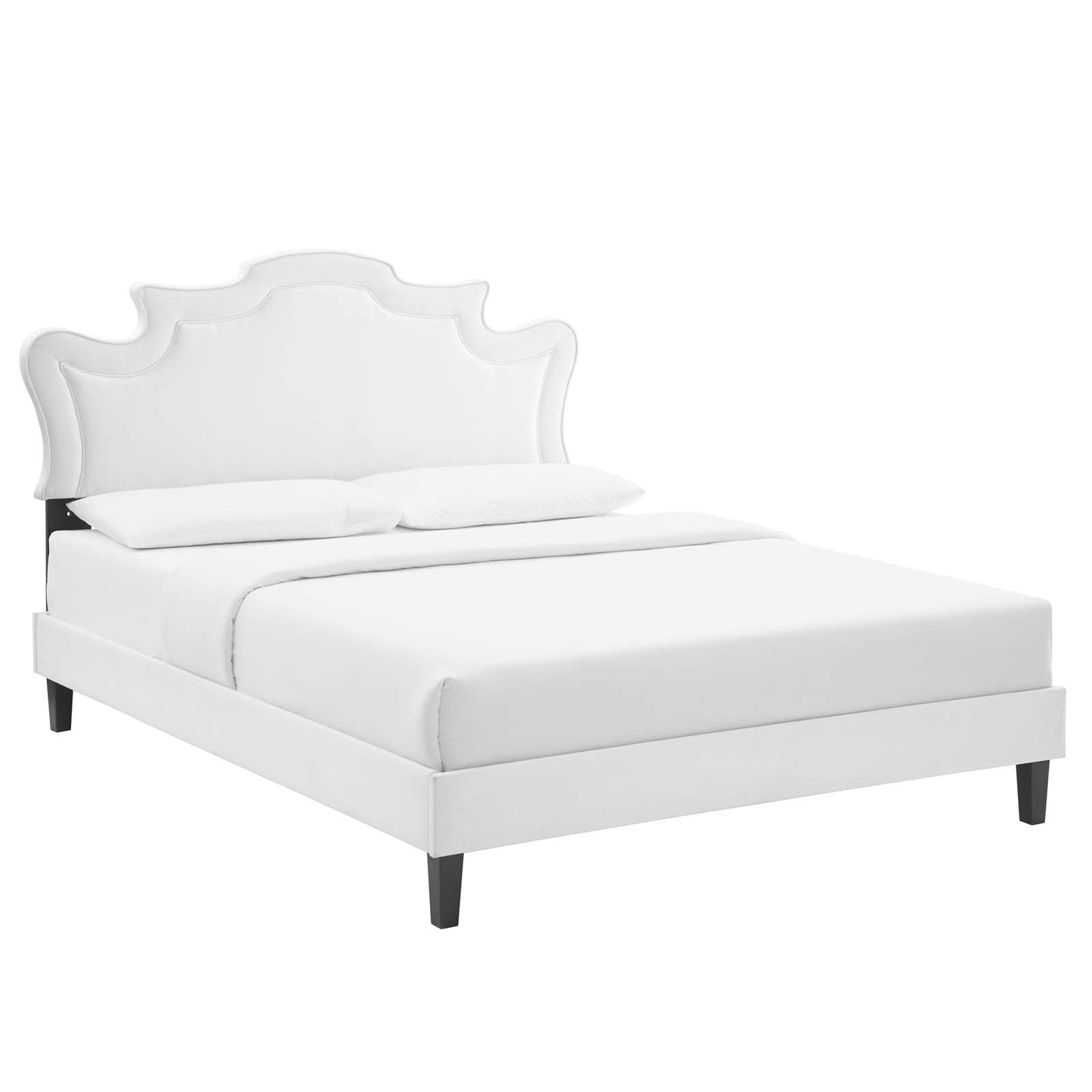 Neena Performance Velvet Queen Bed By Modway - MOD-6830 | Beds | Modishstore - 35