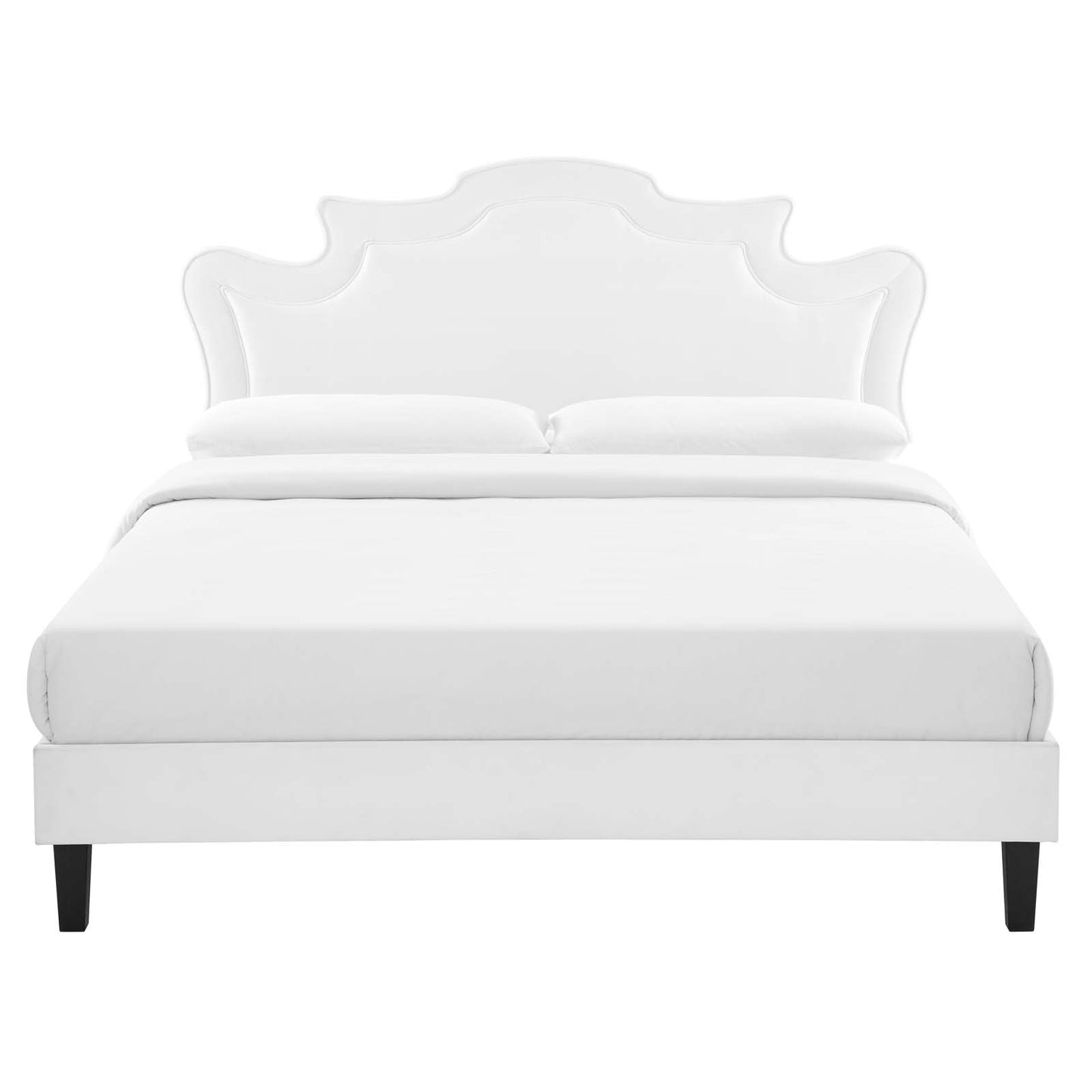 Neena Performance Velvet Queen Bed By Modway - MOD-6830 | Beds | Modishstore - 40