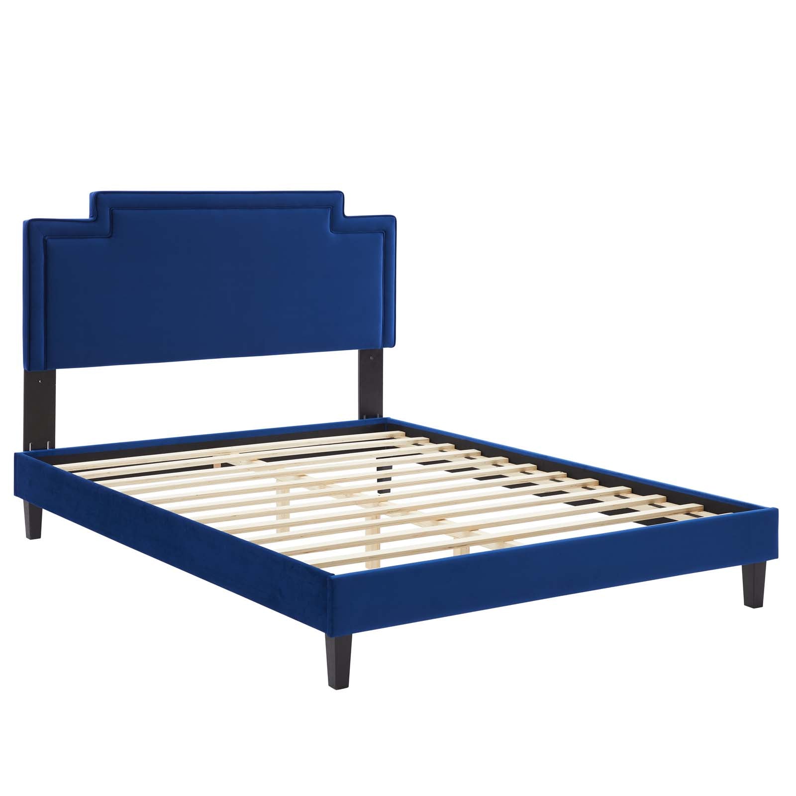 Liva Performance Velvet Queen Bed By Modway - MOD-6831 | Beds | Modishstore - 27