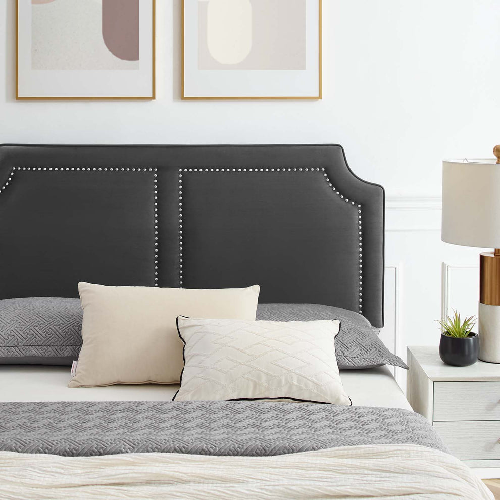 Novi Performance Velvet King Bed By Modway - MOD-6833 | Beds | Modishstore - 3
