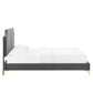 Novi Performance Velvet King Bed By Modway - MOD-6833 | Beds | Modishstore - 6