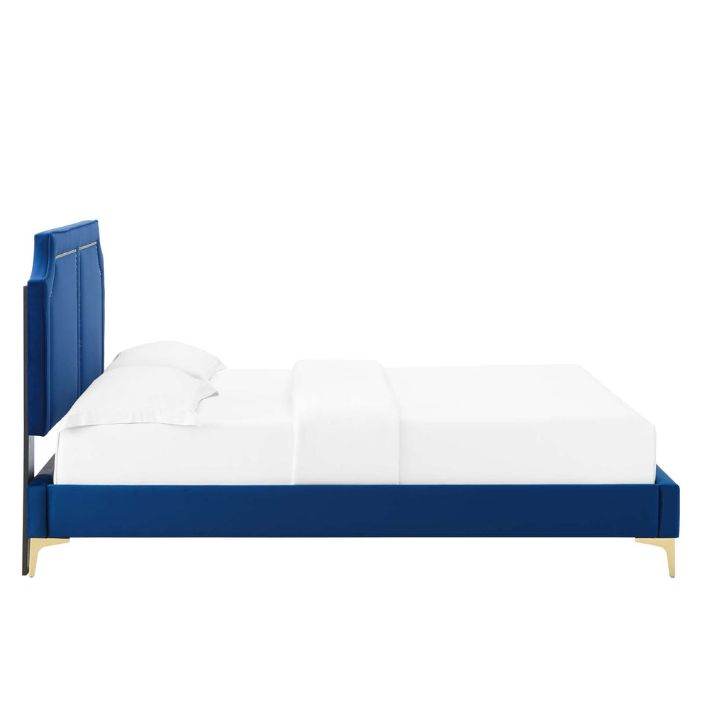 Novi Performance Velvet King Bed By Modway - MOD-6833 | Beds | Modishstore - 28