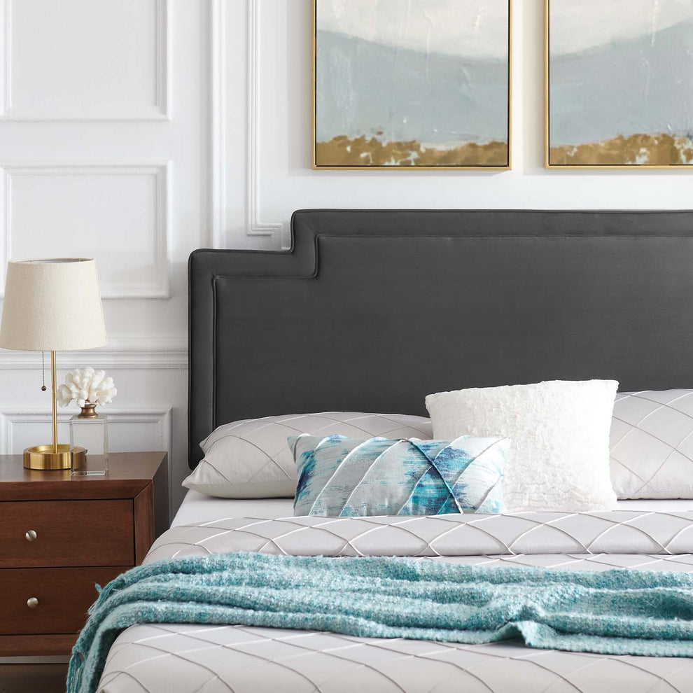 Liva Performance Velvet King Bed By Modway - MOD-6836 | Beds | Modishstore - 3