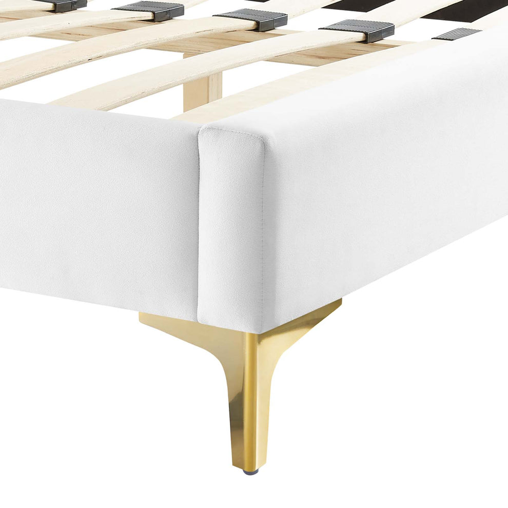 Liva Performance Velvet King Bed By Modway - MOD-6836 | Beds | Modishstore - 41