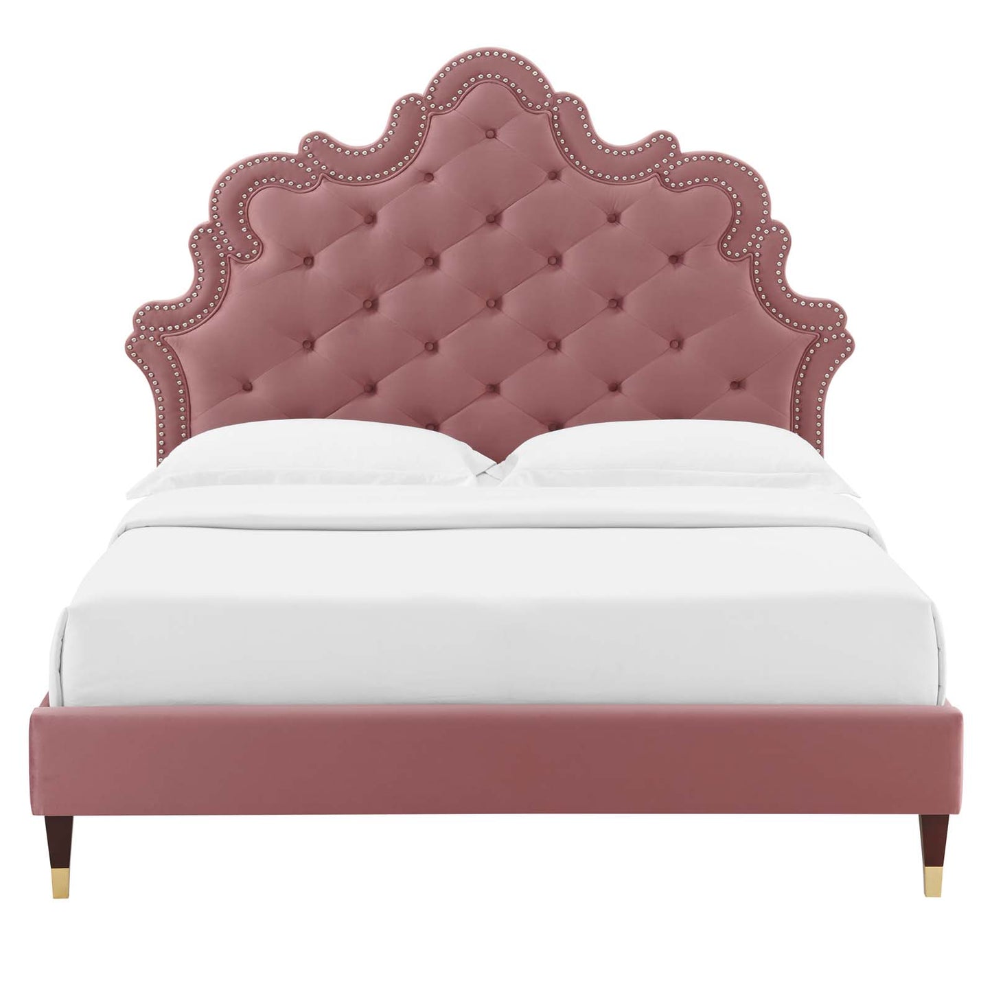 Sasha Button-Tufted Performance Velvet King Bed By Modway - MOD-6837 | Beds | Modishstore - 18