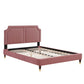 Novi Performance Velvet King Bed By Modway - MOD-6838 | Beds | Modishstore - 16