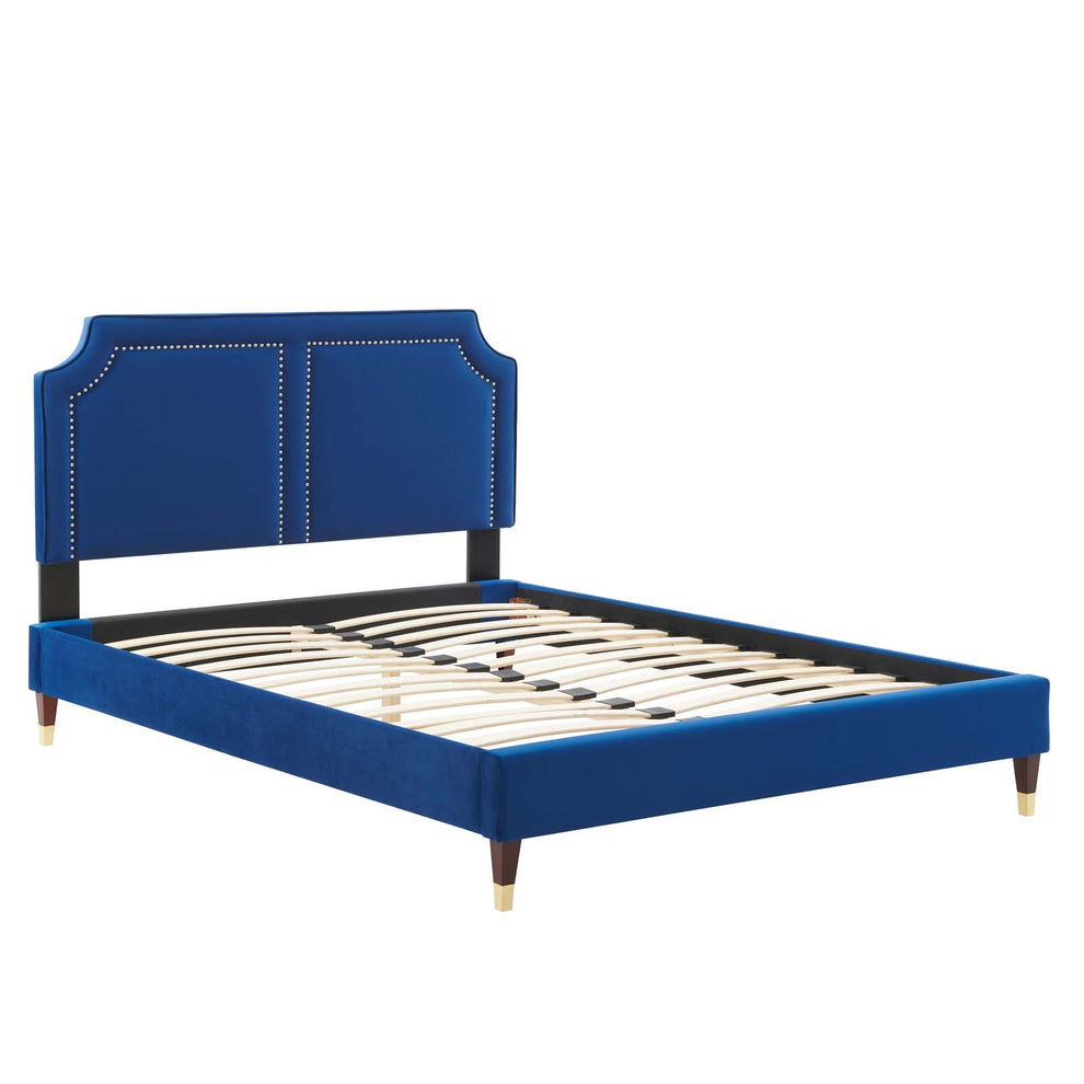 Novi Performance Velvet King Bed By Modway - MOD-6838 | Beds | Modishstore - 27