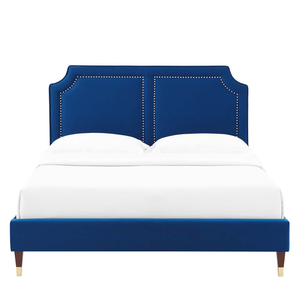 Novi Performance Velvet King Bed By Modway - MOD-6838 | Beds | Modishstore - 29