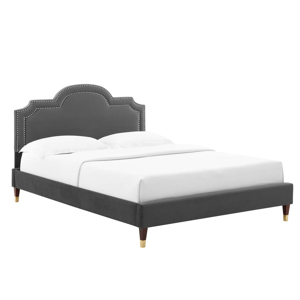 Aviana Performance Velvet King Bed By Modway - MOD-6839 | Beds | Modishstore - 1