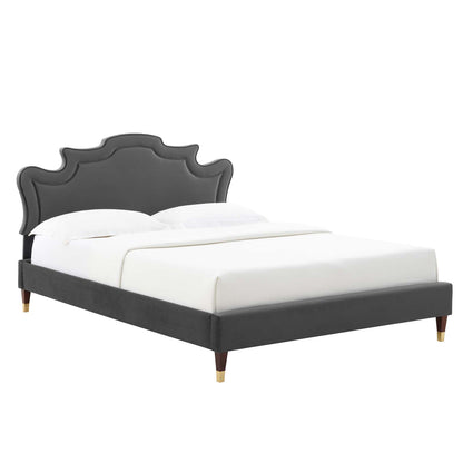Neena Performance Velvet King Bed By Modway - MOD-6840 | Beds | Modishstore - 2
