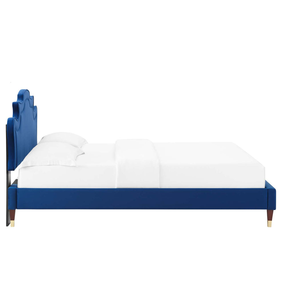 Neena Performance Velvet King Bed By Modway - MOD-6840 | Beds | Modishstore - 28