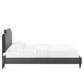 Liva Performance Velvet King Bed By Modway - MOD-6841 | Beds | Modishstore - 6