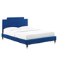 Liva Performance Velvet King Bed By Modway - MOD-6841 | Beds | Modishstore - 23