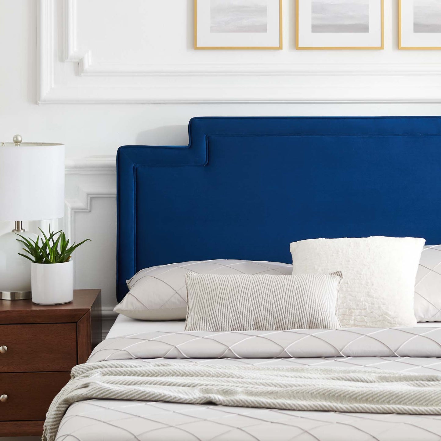 Liva Performance Velvet King Bed By Modway - MOD-6841 | Beds | Modishstore - 24