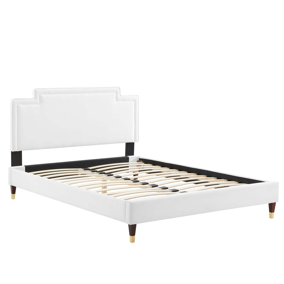 Liva Performance Velvet King Bed By Modway - MOD-6841 | Beds | Modishstore - 38