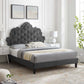 Sasha Button-Tufted Performance Velvet King Bed By Modway - MOD-6842 | Beds | Modishstore - 1