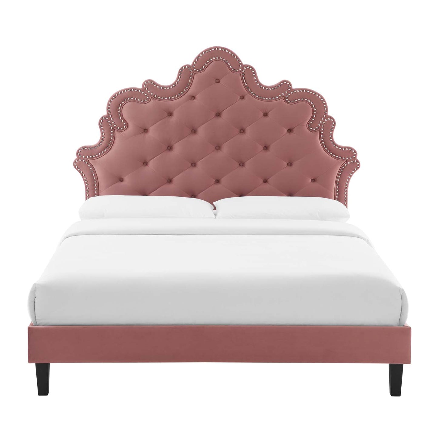 Sasha Button-Tufted Performance Velvet King Bed By Modway - MOD-6842 | Beds | Modishstore - 18
