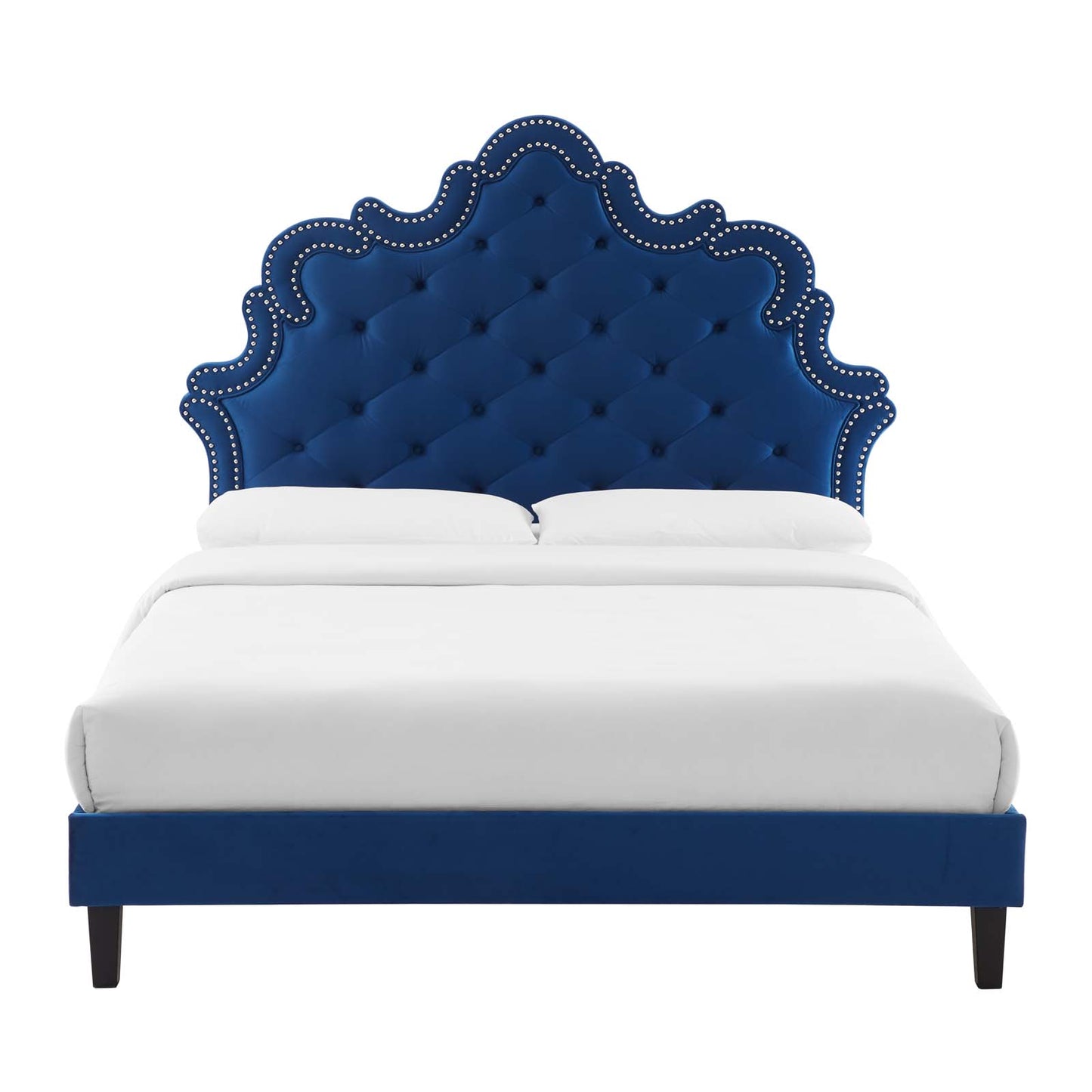 Sasha Button-Tufted Performance Velvet King Bed By Modway - MOD-6842 | Beds | Modishstore - 29