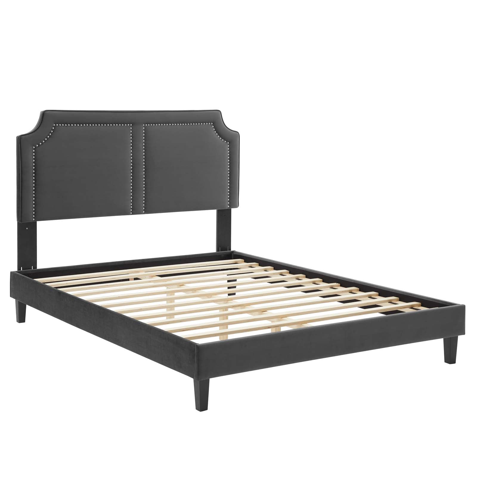 Novi Performance Velvet King Bed By Modway - MOD-6843 | Beds | Modishstore - 5
