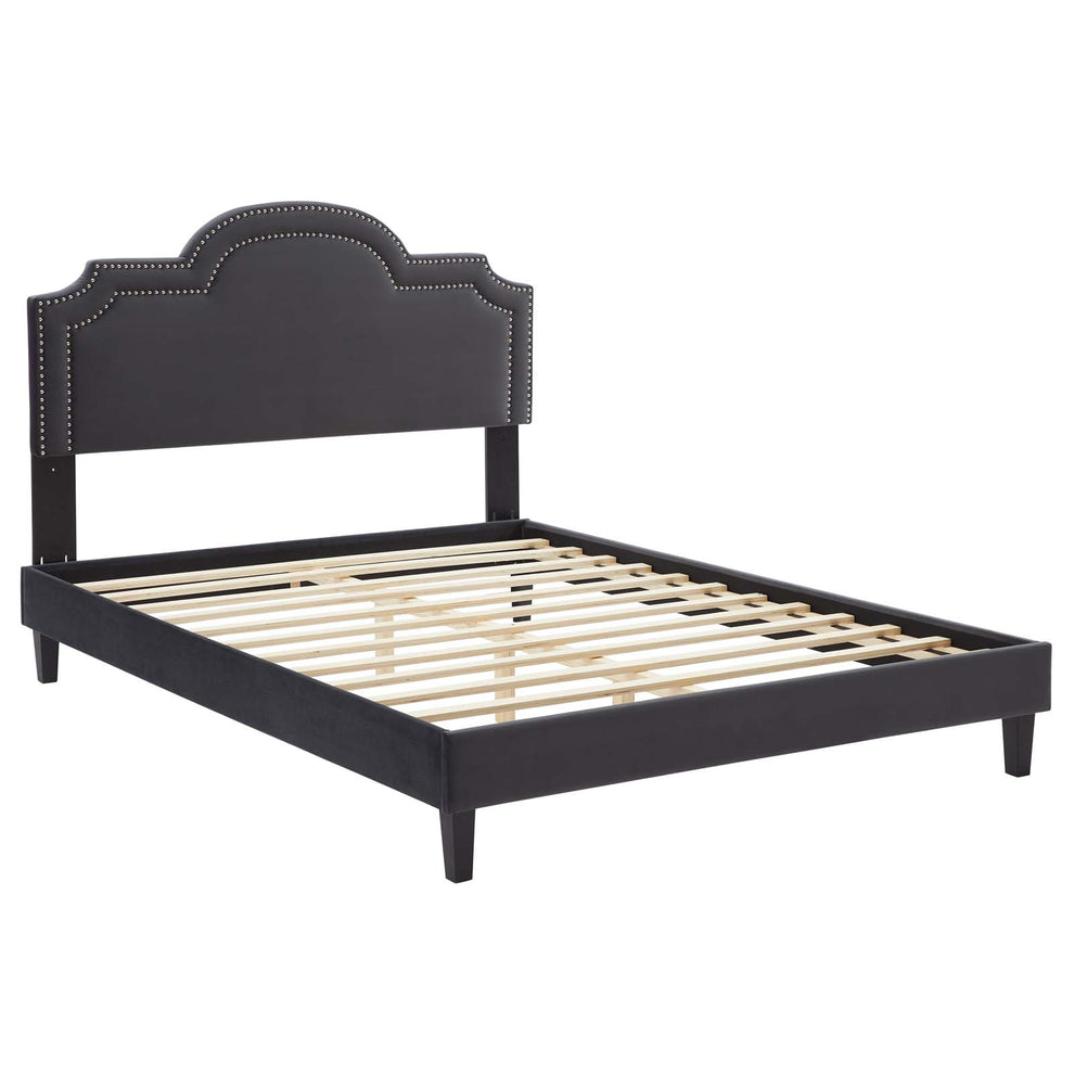 Aviana Performance Velvet King Bed By Modway - MOD-6844 | Beds | Modishstore - 5