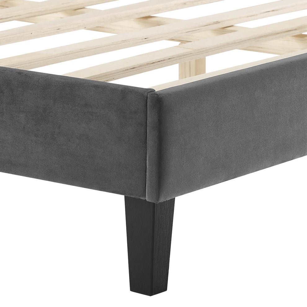 Aviana Performance Velvet King Bed By Modway - MOD-6844 | Beds | Modishstore - 8