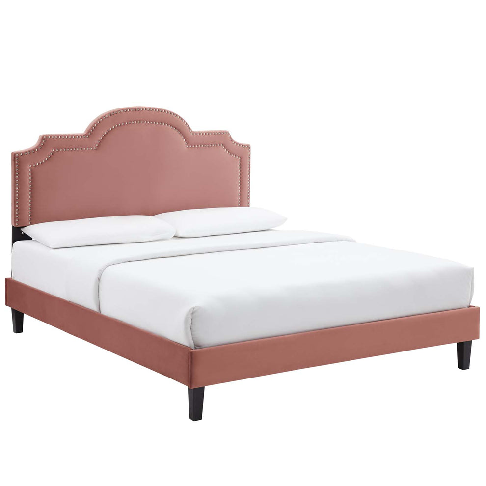 Aviana Performance Velvet King Bed By Modway - MOD-6844 | Beds | Modishstore - 12
