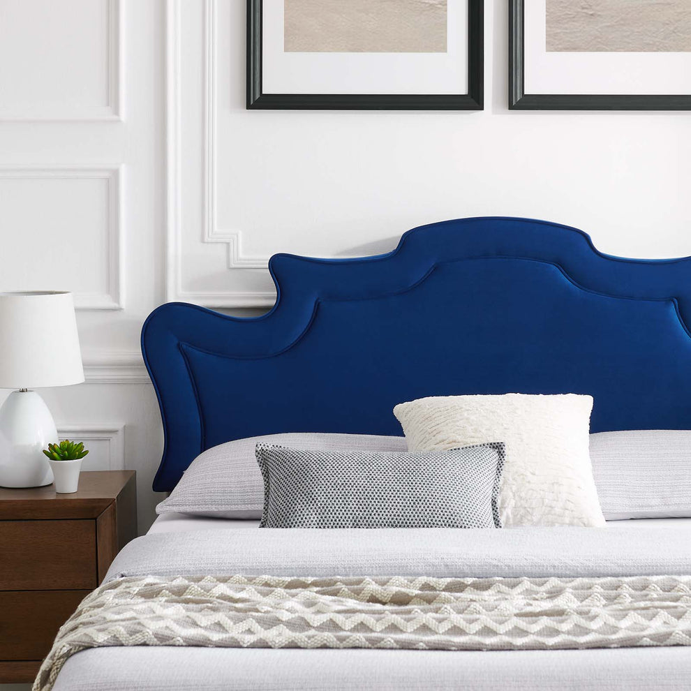 Neena Performance Velvet King Bed By Modway - MOD-6845 | Beds | Modishstore - 24
