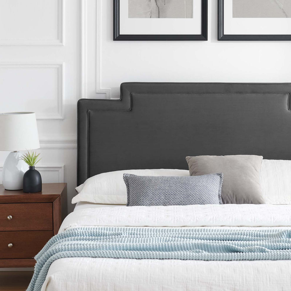 Liva Performance Velvet King Bed By Modway - MOD-6846 | Beds | Modishstore - 3