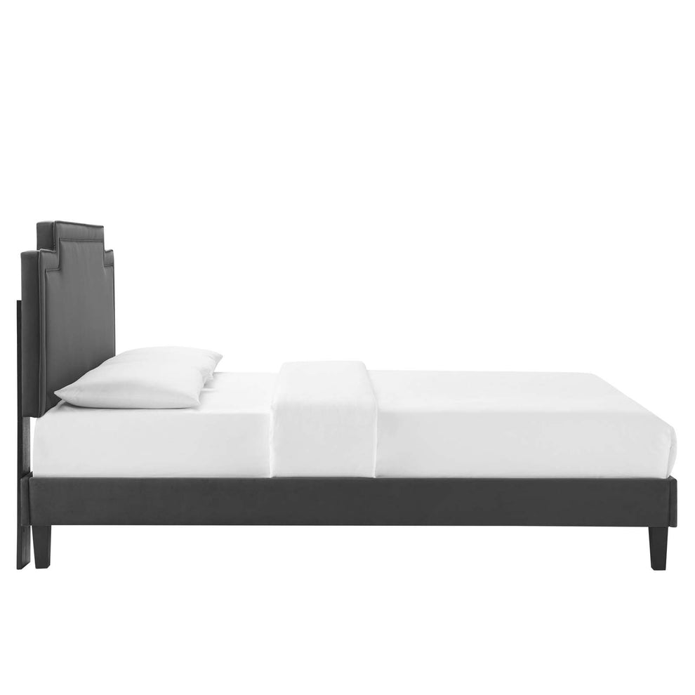 Liva Performance Velvet King Bed By Modway - MOD-6846 | Beds | Modishstore - 6