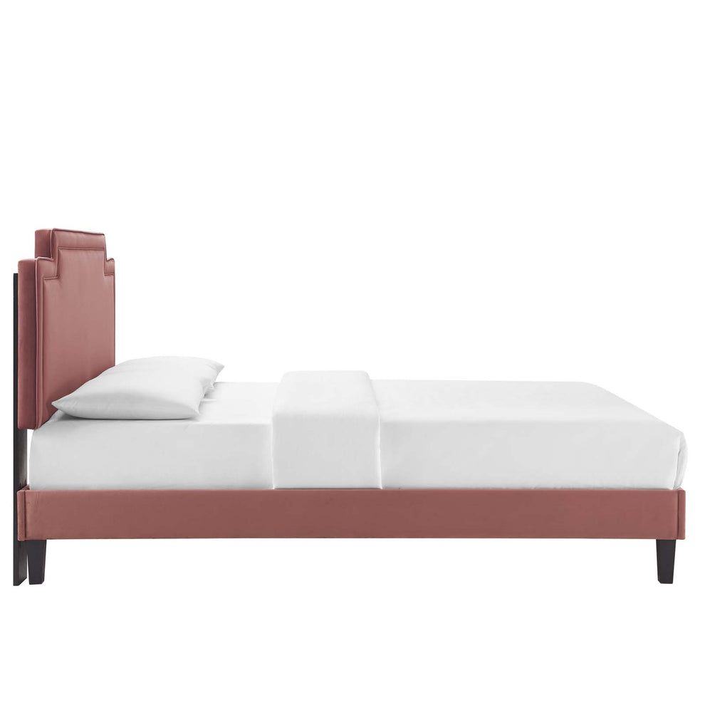 Liva Performance Velvet King Bed By Modway - MOD-6846 | Beds | Modishstore - 17
