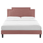 Liva Performance Velvet King Bed By Modway - MOD-6846 | Beds | Modishstore - 18