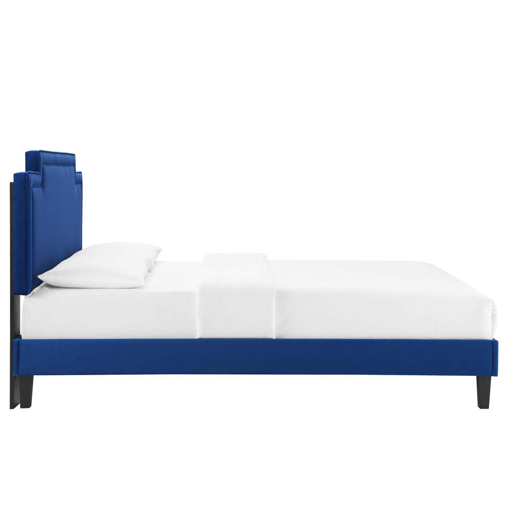 Liva Performance Velvet King Bed By Modway - MOD-6846 | Beds | Modishstore - 28