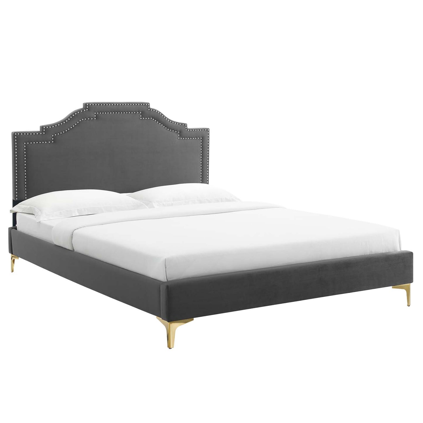 Adelaide Performance Velvet Twin Platform Bed By Modway - MOD-6850 | Beds | Modishstore - 2
