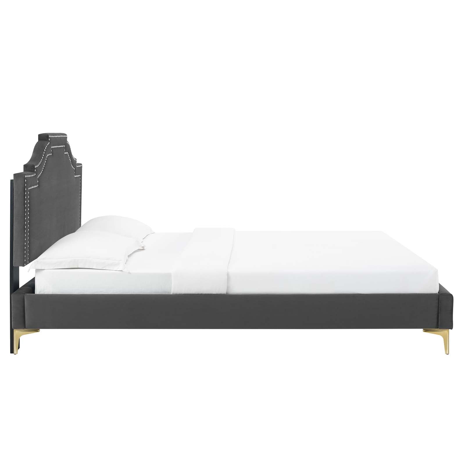 Adelaide Performance Velvet Twin Platform Bed By Modway - MOD-6850 | Beds | Modishstore - 8